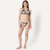 image:imageAmazon Essentials Womens NoTie String Swim Bikini BottomCream Black Floral