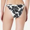 image:imageAmazon Essentials Womens NoTie String Swim Bikini BottomCream Black Floral
