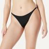 image:imageAmazon Essentials Womens NoTie String Swim Bikini BottomWashed Black