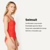image:imageAmazon Essentials Womens OnePiece Scoop Neck Coverage Swimsuit Available in Plus SizeBright Red Multi Folk Floral
