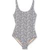 image:imageAmazon Essentials Womens OnePiece Scoop Neck Coverage Swimsuit Available in Plus SizeDitsy Floral