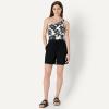 image:imageAmazon Essentials Womens OneShoulder OnePiece SwimsuitCream Black Floral