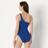 image:imageAmazon Essentials Womens OneShoulder OnePiece SwimsuitDeep Blue