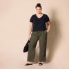 image:imageAmazon Essentials Womens Plus Size ShortSleeve VNeck TShirtBlack