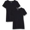image:imageAmazon Essentials Womens Plus Size ShortSleeve VNeck TShirtBlack