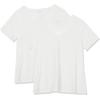 image:imageAmazon Essentials Womens Plus Size ShortSleeve VNeck TShirtWhite