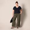 image:imageAmazon Essentials Womens RegularFit ShortSleeve TShirt Crewneck and VNeck Options MultipacksBlack