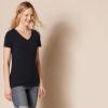 image:imageAmazon Essentials Womens RegularFit ShortSleeve TShirt Crewneck and VNeck Options MultipacksBlack
