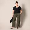 image:imageAmazon Essentials Womens RegularFit ShortSleeve TShirt Crewneck and VNeck Options MultipacksBlackCharcoal Heather