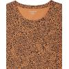 image:imageAmazon Essentials Womens RegularFit ShortSleeve TShirt Crewneck and VNeck Options MultipacksBlue StripeCamel Animal
