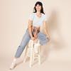 image:imageAmazon Essentials Womens RegularFit ShortSleeve TShirt Crewneck and VNeck Options MultipacksBlue Tie DyeWhite