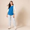 image:imageAmazon Essentials Womens RegularFit ShortSleeve TShirt Crewneck and VNeck Options MultipacksBlueCoral Orange