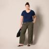 image:imageAmazon Essentials Womens RegularFit ShortSleeve TShirt Crewneck and VNeck Options MultipacksBurgundyNavy