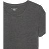 image:imageAmazon Essentials Womens RegularFit ShortSleeve TShirt Crewneck and VNeck Options MultipacksCharcoal Heather