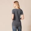 image:imageAmazon Essentials Womens RegularFit ShortSleeve TShirt Crewneck and VNeck Options MultipacksCharcoal Heather