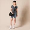 image:imageAmazon Essentials Womens RegularFit ShortSleeve TShirt Crewneck and VNeck Options MultipacksCharcoal HeatherLight Grey Heather