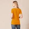 image:imageAmazon Essentials Womens RegularFit ShortSleeve TShirt Crewneck and VNeck Options MultipacksCoral OrangeGolden Yellow
