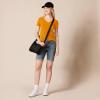 image:imageAmazon Essentials Womens RegularFit ShortSleeve TShirt Crewneck and VNeck Options MultipacksCoral OrangeGolden Yellow