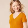 image:imageAmazon Essentials Womens RegularFit ShortSleeve TShirt Crewneck and VNeck Options MultipacksCoral OrangeGolden Yellow