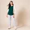 image:imageAmazon Essentials Womens RegularFit ShortSleeve TShirt Crewneck and VNeck Options MultipacksDark GreenLilac Animal Print