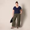 image:imageAmazon Essentials Womens RegularFit ShortSleeve TShirt Crewneck and VNeck Options MultipacksDark GreenNavy