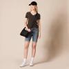 image:imageAmazon Essentials Womens RegularFit ShortSleeve TShirt Crewneck and VNeck Options MultipacksEspressoWhite