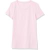 image:imageAmazon Essentials Womens RegularFit ShortSleeve TShirt Crewneck and VNeck Options MultipacksGreenLight Pink