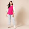 image:imageAmazon Essentials Womens RegularFit ShortSleeve TShirt Crewneck and VNeck Options MultipacksHot PinkWhite
