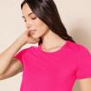 image:imageAmazon Essentials Womens RegularFit ShortSleeve TShirt Crewneck and VNeck Options MultipacksHot PinkWhite