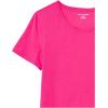 image:imageAmazon Essentials Womens RegularFit ShortSleeve TShirt Crewneck and VNeck Options MultipacksHot PinkWhite