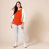 image:imageAmazon Essentials Womens RegularFit ShortSleeve TShirt Crewneck and VNeck Options MultipacksLavenderTomato Red