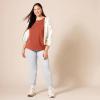 image:imageAmazon Essentials Womens RegularFit ShortSleeve TShirt Crewneck and VNeck Options MultipacksLight PinkTerracotta