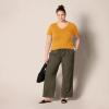 image:imageAmazon Essentials Womens RegularFit ShortSleeve TShirt Crewneck and VNeck Options MultipacksLight YellowGolden Yellow