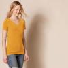 image:imageAmazon Essentials Womens RegularFit ShortSleeve TShirt Crewneck and VNeck Options MultipacksLight YellowGolden Yellow