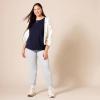 image:imageAmazon Essentials Womens RegularFit ShortSleeve TShirt Crewneck and VNeck Options MultipacksNavyPurple