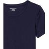 image:imageAmazon Essentials Womens RegularFit ShortSleeve TShirt Crewneck and VNeck Options MultipacksNavyPurple
