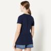image:imageAmazon Essentials Womens RegularFit ShortSleeve TShirt Crewneck and VNeck Options MultipacksNavyTeal Green