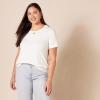 image:imageAmazon Essentials Womens RegularFit ShortSleeve TShirt Crewneck and VNeck Options MultipacksNavyWhite