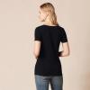 image:imageAmazon Essentials Womens RegularFit ShortSleeve TShirt Crewneck and VNeck Options MultipacksOliveBlack