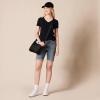 image:imageAmazon Essentials Womens RegularFit ShortSleeve TShirt Crewneck and VNeck Options MultipacksOliveBlack