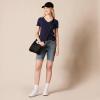 image:imageAmazon Essentials Womens RegularFit ShortSleeve TShirt Crewneck and VNeck Options MultipacksPinkNavy