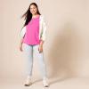 image:imageAmazon Essentials Womens RegularFit ShortSleeve TShirt Crewneck and VNeck Options MultipacksPinkWhite Hearts