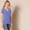 image:imageAmazon Essentials Womens RegularFit ShortSleeve TShirt Crewneck and VNeck Options MultipacksPurple BlueWhite