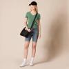 image:imageAmazon Essentials Womens RegularFit ShortSleeve TShirt Crewneck and VNeck Options MultipacksSage GreenWhite