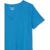 image:imageAmazon Essentials Womens RegularFit ShortSleeve TShirt Crewneck and VNeck Options MultipacksTerracottaBlue