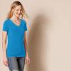 image:imageAmazon Essentials Womens RegularFit ShortSleeve TShirt Crewneck and VNeck Options MultipacksTerracottaBlue