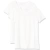 image:imageAmazon Essentials Womens RegularFit ShortSleeve TShirt Crewneck and VNeck Options MultipacksWhite