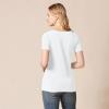 image:imageAmazon Essentials Womens RegularFit ShortSleeve TShirt Crewneck and VNeck Options MultipacksWhite