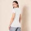 image:imageAmazon Essentials Womens RegularFit ShortSleeve TShirt Crewneck and VNeck Options MultipacksWhite