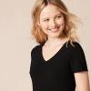 image:imageAmazon Essentials Womens RegularFit ShortSleeve TShirt Crewneck and VNeck Options MultipacksWhiteCharcoal HeatherNavy